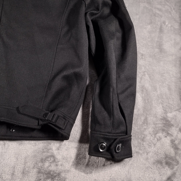 Ovadia & Sons Eisenhower Military Wool Jacket New York Large Black - Picture 11 of 11